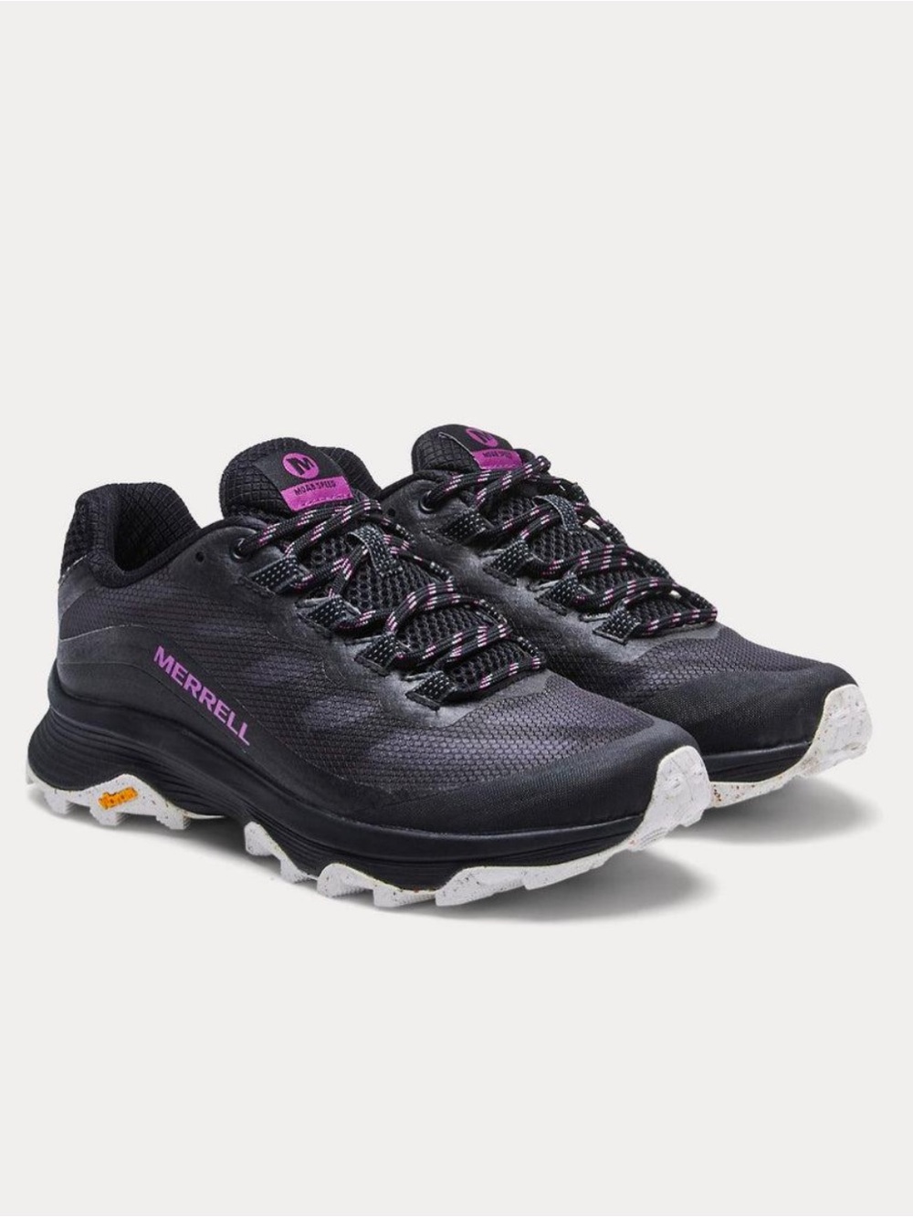 NWT Merrell Moab Speed Hiking Trail Shoes Black Purple Women’s 5.5